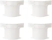 4Pcs Heavy Duty Bed Sheet Holders Straps with Lock Strips, Bedsheet Corner Tightener Clips to Secure Mattress Protectors & Bedding, Bed Sheet Fasteners (White)
