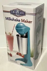 Americana Classics Milkshake Maker Blue Retro AMC-MM2 Non-Slip Base, 2 Settings