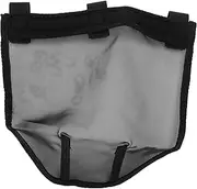 Horse Nose Cover,Breathable Horse Nose Fly Mask,Plastic Horse Breathable Nose Fine Mesh Net M L Size Black Comfort Horse Nose Mask for Home Farm Horses Face Protection (M)