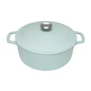 Chasseur Round French Oven Forest For Slow Cooking Duck Egg Blue 20cm 2.5L