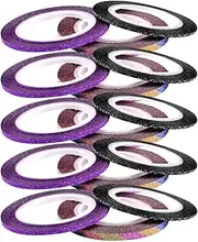 COHEALI Nail Art Striping Tape Lines 30pcs Silver Wire Nail Art Tape Manicure Accessory