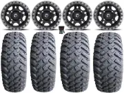 Fuel Anza Black 14" Wheels 27" MotoHammer Tires Polaris RZR XP 1000 / PRO XP