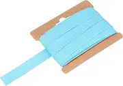 uxcell 1/2 Inch Single Fold Bias Tape Cotton Continuous Bulk Bias Tape for Sewing, Seaming Quilting Hemming Binding Crafts (Light Blue 10 Yards)