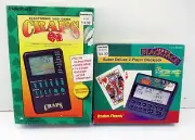 2 Radio Shack Electronic Handheld Games Super Deluxe 2 Player Blackjack & Craps