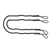3006.3083 BoatTector Bungee Dock Line Value 2-Pack - 8', Black/Gold
