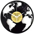 NEW Yesterday's Vinyl World Globe Wall Clock, 30cm
