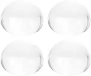 4pcs Paperweight Glass Hemisphere Quilting Paperweights Pattern Weight Dome Weights Quilting Weights Dome Paperweights Paper Weight Dome Magnifier Glass Dome Transparent