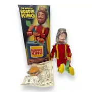 Vintage 1980 THE MAGICAL BURGER KING Doll Knickerbocker COMPLETE BOX Fast Food