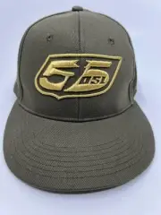 Diesel 55DSL Cap 100% Cotton Embroidered Logo Olive Green Medium Vintage NWT