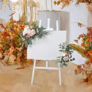 2 Pieces Wedding Arch Flowers Backdrop Decor Arrangements Artificial Flowers