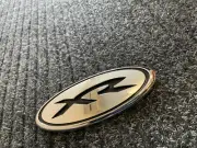 XR FRONT GRILL BADGE SUIT BA BF SERIES FORD FALCON/XR6/XR8 UTE, FRONT ONLY
