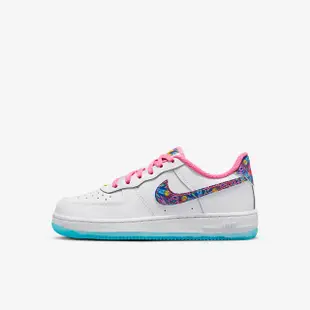 【NIKE 耐吉】休閒鞋 運動鞋 FORCE 1 LOW ASW PS 男鞋 女鞋 中童 粉藍(FJ3483100)