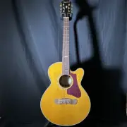 Epiphone J 200EC Studio Parlor Vintage Natural Electric Acoustic Guitar Acoustic