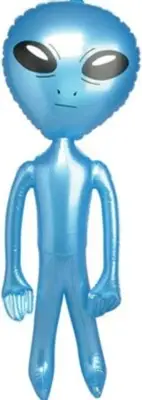 BIG 24" ALIEN INFLATE INFLATABLE 2 FEET BLOW UP PROP GAG GIFT FAST SHIP