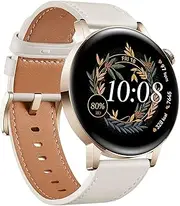 [HUAWEI] Watch GT 3 42 mm Smartwatch, 1 Week's Battery Life, All-Day SpO2 Monitoring, Personal AI Running Coach, Accurate Heart Rate Monitoring, 100+ Workout Modes, Australian Version - White
