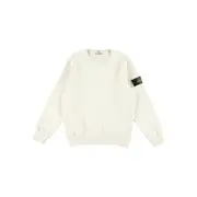 [Stone Island] Stone Island Compass-badge Fleece Sweatshirt 10 A WHITE
