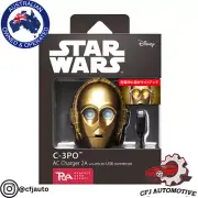 PGA C-3PO AC Charger With Lightning Connector Star Wars IPhone IPad Phone 2A