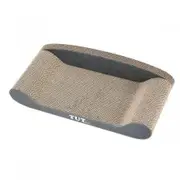 Sofa Shape Cardboard Cat Scratcher Claw Scratching Play Mat W/High-Strength Corrugated Material