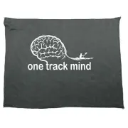 One Track Mind Kyak - Funny Novelty Sports Microfiber Towel Gift Gifts