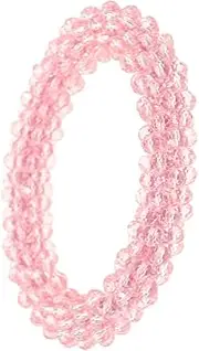 DRESSOOS Glitter Rhinestone Elastic Hair Ties Decorative Ponytail Holder for Women Versatile Bracelet Design for Parties Weddings and Special Occasions