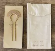 Jen Atkins x Chloe+Isabel Hair Pin Rose Gold Jewel Accent NEW