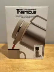 Crown Corning Thermique 1 Litre Thermal Drip Coffee System Stainless/Tan 5501