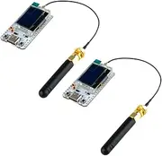 915MHz ESP32 LoRa V3 Development Board SX1262 0.96 Inch OLED Display WiFi+BLE Lora Kit with LoRa Antenna for Arduino IOT Smart Home (2Sets)