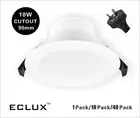 1/10/40PCS 10W LED Downlight Tri Color Dimmable Light selectable Flicker