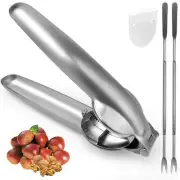 Nutcracker Chestnut Clip Peeler Nut cracker Pecan Walnut Plier Opener 304 Sta...