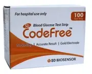 SD Biosensor Codefree Standard Blood Glucose Monitoring Test Strip - 100 Strips