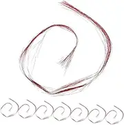 SHERCHPRY 8pcs Hair Strings for Braiding Durable Dreadlock Styling Rope Hair Accessories for Everyday Wear Parties Performances