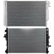 Radiator & AC Condenser Cooling Kit For 2017-18 Buick LaCrosse Chevrolet Malibu (for: Chevrolet)