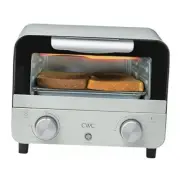 Mini Toaster Oven: 600W Power, Precision Timer, Auto Shutoff, and Sage