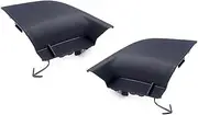 CLEZON 2pcs Car Front Bumper Tow Hook Eye Cover Cap, for Toyota, for RAV4, EU 2016 2017 2018 Black ABS car Front Bumper Tow Hook Car Tow Hook Cover
