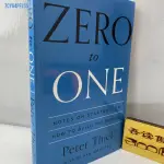 新款從0到1 英文原版 ZERO TO ONE 從零到一 PETER THIEL