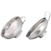 2 Pack Canning Funnel, Stainless Steel Canning Supplies, Silver