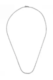 SYDNEY SOIRÉE 2MM TENNIS NECKLACE 42CM SILVER