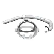 Mirage Oceania Mask and Snorkel Underwater Swimming Activity Set White