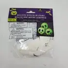 6 Light Up Balloons Glow In The Dark W/ Glow Sticks Halloween Party Decoration