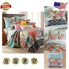 Luxurious Jules Quilt Set - King/Cal King, Bohemian Patterned Cotton Bedding