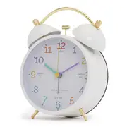 LEARN The Time White Alarm Clock