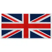 LARGE UK FLAG PATCH embroidered iron-on UNION JACK GREAT BRITAIN ENGLAND