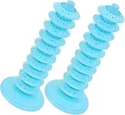CONGARTENO 2pcs Lollipop Display Stand Candy Rack Holder Lollipops Stick Suckers Bulk Show Reusable Lollipop Base Candies Wedding Decor Tiered Lollipop Stands Pp Material Sky-blue