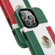 Mexican Flag Inspired Phone Case - Mexico, World Traveler, Wanderlust Gift