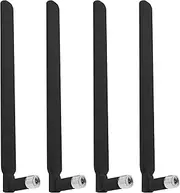 4PCS 4G LTE Antenna SMA Antenna 5dBi Signal Booster Wireless WiFi Antenna Compatible with Huawei B310s B593s B315 B310 E5186s Series CPE Routers 19cm Black