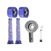Motor Rear Cover + Filter + Pre Filter Set Replacement for V6 DC58 DC59 DC61 DC62 DC74 Vacuum Cleaner Accessories