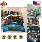 Starry Sky Galaxy Bedding Set King Size with 2 Pillowcases - Dreamy Decor