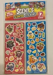 SCENTOS Scratch & Sniff Stickers New In Package 12 Sheets per Pack
