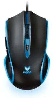 RAPOO V20S LED Optical Gaming Mouse Lighting Black - Upto3000dpi 16m Colour 5 Pr