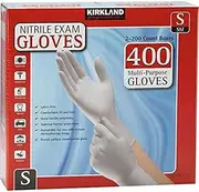 Kirkland Signature Nitrile Exam Gloves, Size Small 200-Count (2-Pack)